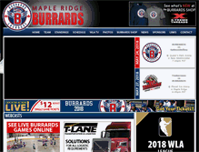 Tablet Screenshot of burrards.ca